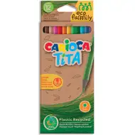 Set di matite colorate Tita Eco Family 12 pezzi - Carioca