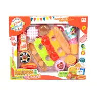 Set di menu Hot-Dog delizioso