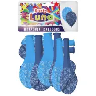 Set di palloncini blu per festa spaziale - 8 pezzi