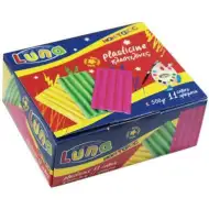 Set di pasta modellabile colorata 11 pezzi 500g