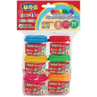 Set di paste modellabili colorate in vasetti, 6 pezzi da 30 g