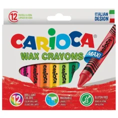Set di pastelli a cera Jumbo 12 pezzi - Carioca immagine 2
