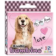 Set di pastelli a cera colorati My Little Friend da 12 pezzi