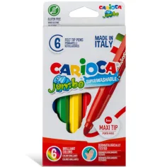 Set di pennarelli Jumbo 6 pezzi - Carioca immagine 2