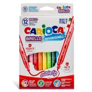 Set di pennarelli a doppia punta 12 pezzi - Carioca