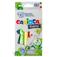 Set di pennarelli per tessuti 6 pezzi - Carioca
