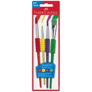 Set di pennelli Faber-Castell Soft Touch da 4 pezzi