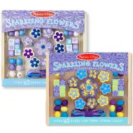 Set di perline floreali brillanti con 45 pezzi - Melissa &amp; Doug