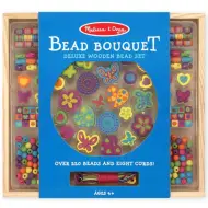 Set di perline in legno Deluxe con 220 pezzi - Melissa &amp; Doug