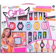 Set di perline per creare orologi da polso Fashion Girls, 5 pezzi