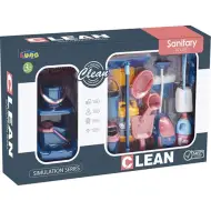 Set di pulizia con carrello