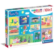 Set di puzzle 10 in 1 Peppa Pig - Clementoni