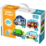 Set di puzzle per bambini "Veicoli in azione" - Trefl
