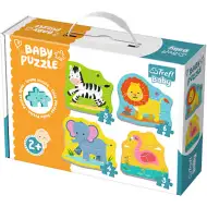 Set di puzzle per bambini con animali da safari - Trefl