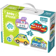 Set di puzzle per bambini con veicoli - Trefl