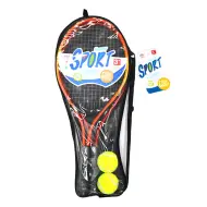 Set di racchette da tennis con 2 palline in borsa 52cm