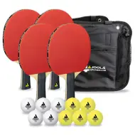 Set di racchette e palline da ping pong Joola Quattro in custodia - Spartan