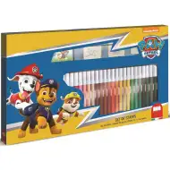 Set di stampa Paw Patrol con 36 pennarelli - Multiprint