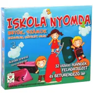 Set di stampa scolastica con quaderno di esercizi