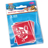 Set di stencil per tatuaggi glitterati Paw Patrol da 12 pezzi