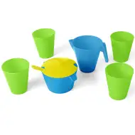 Set di stoviglie Party Time 8 pezzi verde e blu - Wader