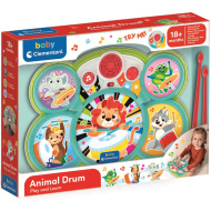Set di tamburo interattivo con animali - Clementoni Baby