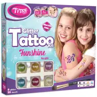 Set di tatuaggi glitterati Funshine
