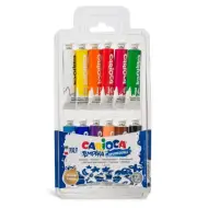 Set di tempere colorate 12 pezzi 12ml - Carioca