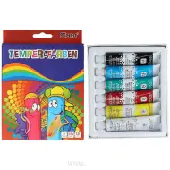 Set di tempere colorate 6x16ml