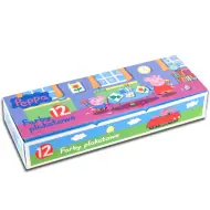 Set di tempere liquide Peppa Pig 12 pezzi