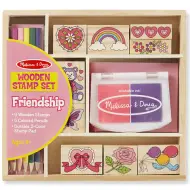 Set di timbri ad albero dellamicizia con matite - Melissa &amp; Doug