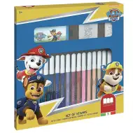 Set di timbri da 18 pezzi con pennarello - Multiprint Paw Patrol