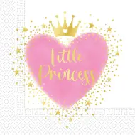Set di tovaglioli di carta Little Princess - 2 strati, 33x33 cm, 20 pezzi