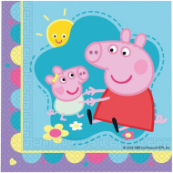 Set di tovaglioli di carta Peppa Pig - 2 veli, 33 x 33 cm, 20 pezzi