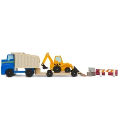 Set di veicoli in legno da cantiere - Melissa & Doug immagine 2