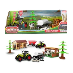 Set fattoria con stalla e trattore, 7 pezzi immagine 2