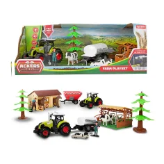 Set fattoria con stalla e trattore, 7 pezzi immagine 3