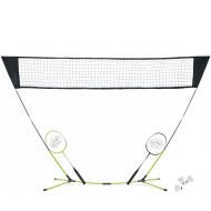 Set per campo da badminton con rete e racchette - Spartan