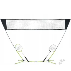 Set per campo da badminton con rete e racchette - Spartan