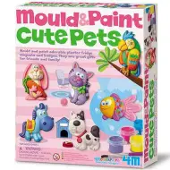 Set per creare calamite da frigorifero in gesso con immagini di animali allegri