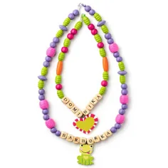 Set per creare gioielli in legno con lettere - Woodyland immagine 3