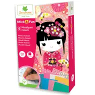 Set per creare mosaici StickN Fun - Kokeshi