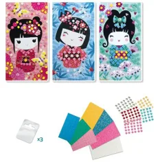 Set per creare mosaici StickN Fun - Kokeshi immagine 2