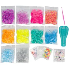 Set per la creazione di braccialetti in gomma iLY in bustina immagine 3