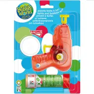 Set pistola spara bolle di sapone luminose con 60 ml di liquido