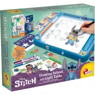Set scuola di disegno Disney Stitch con tavoletta luminosa - Lisciani