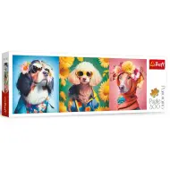 Sfilata di moda per cani puzzle panoramico 500 pezzi - Trefl
