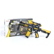 Shock Star mitragliatrice in colore giallo con accessori e luce