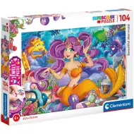 Sirena Incantevole Supercolor gioiello-puzzle 104 pezzi - Clementoni