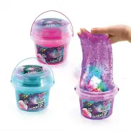 Slime cosmico luminoso con LED in secchio disponibile in diverse varianti